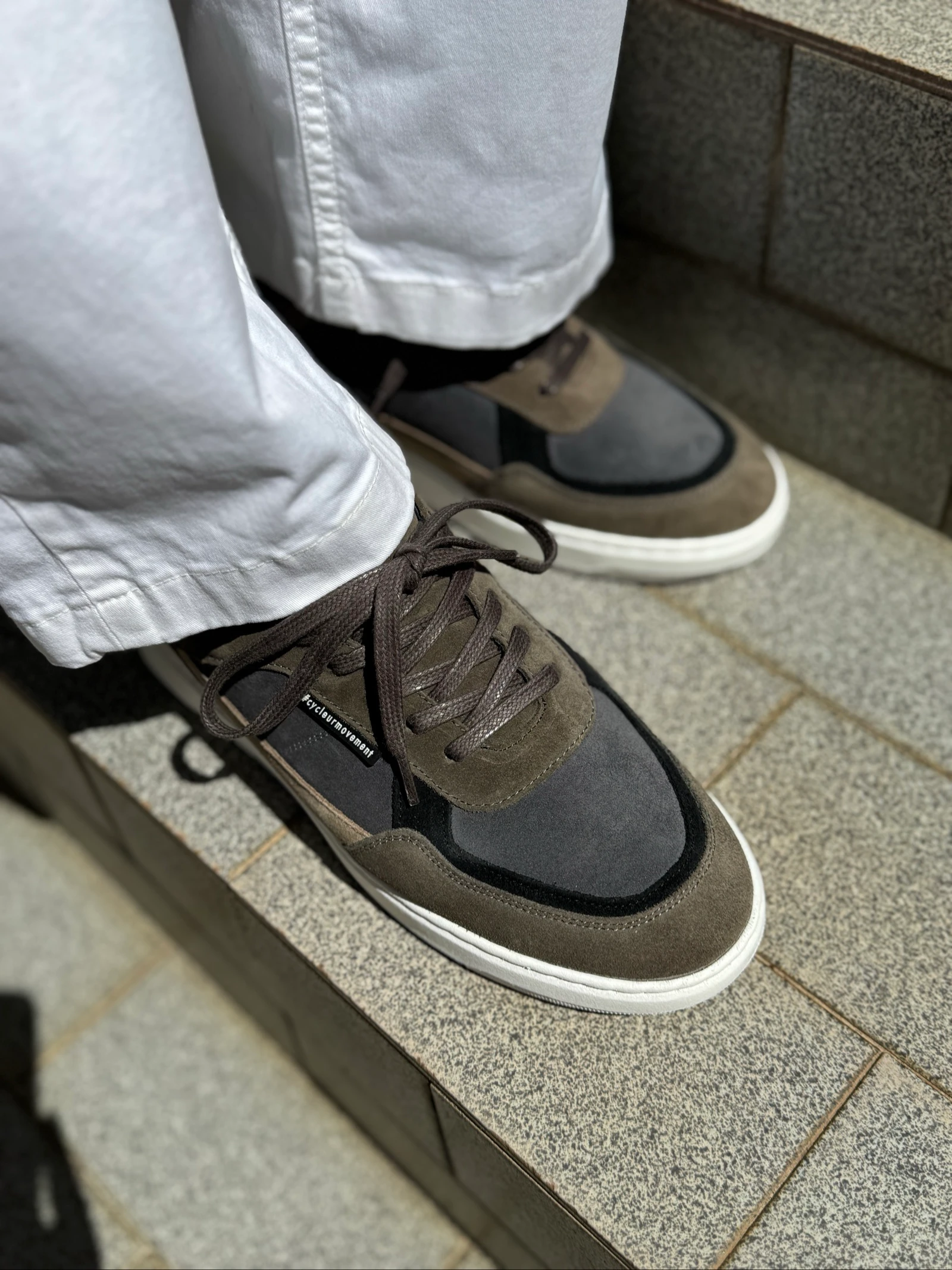 Anthracite suède sneakers – photo 12